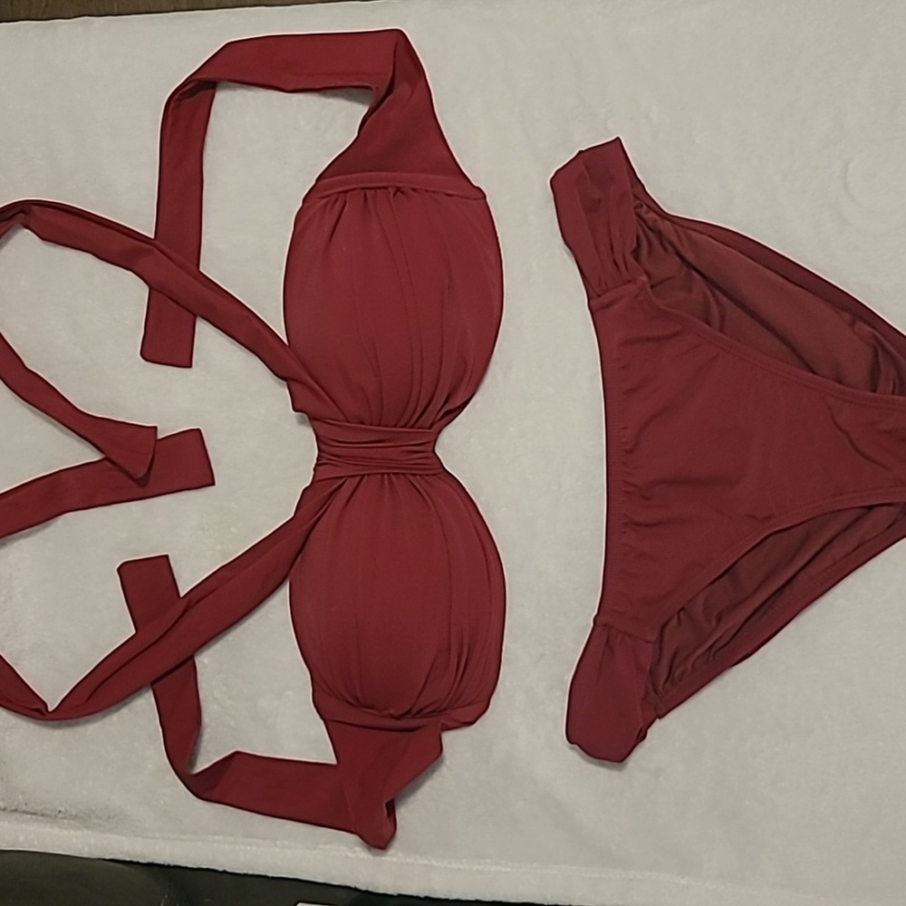 Maroon H2OH Colours Bikini